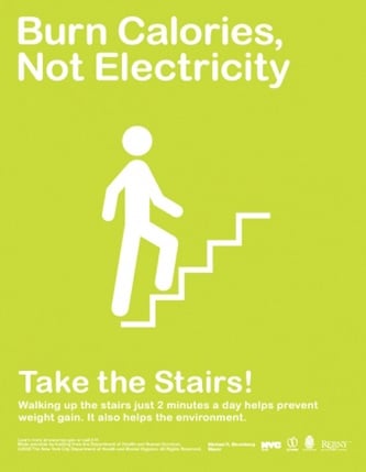 Stair Prompt from the Center for Active Design